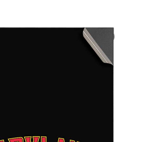 University of Maryland Collegiate Text XBox Series X Digital Edition Console Skin